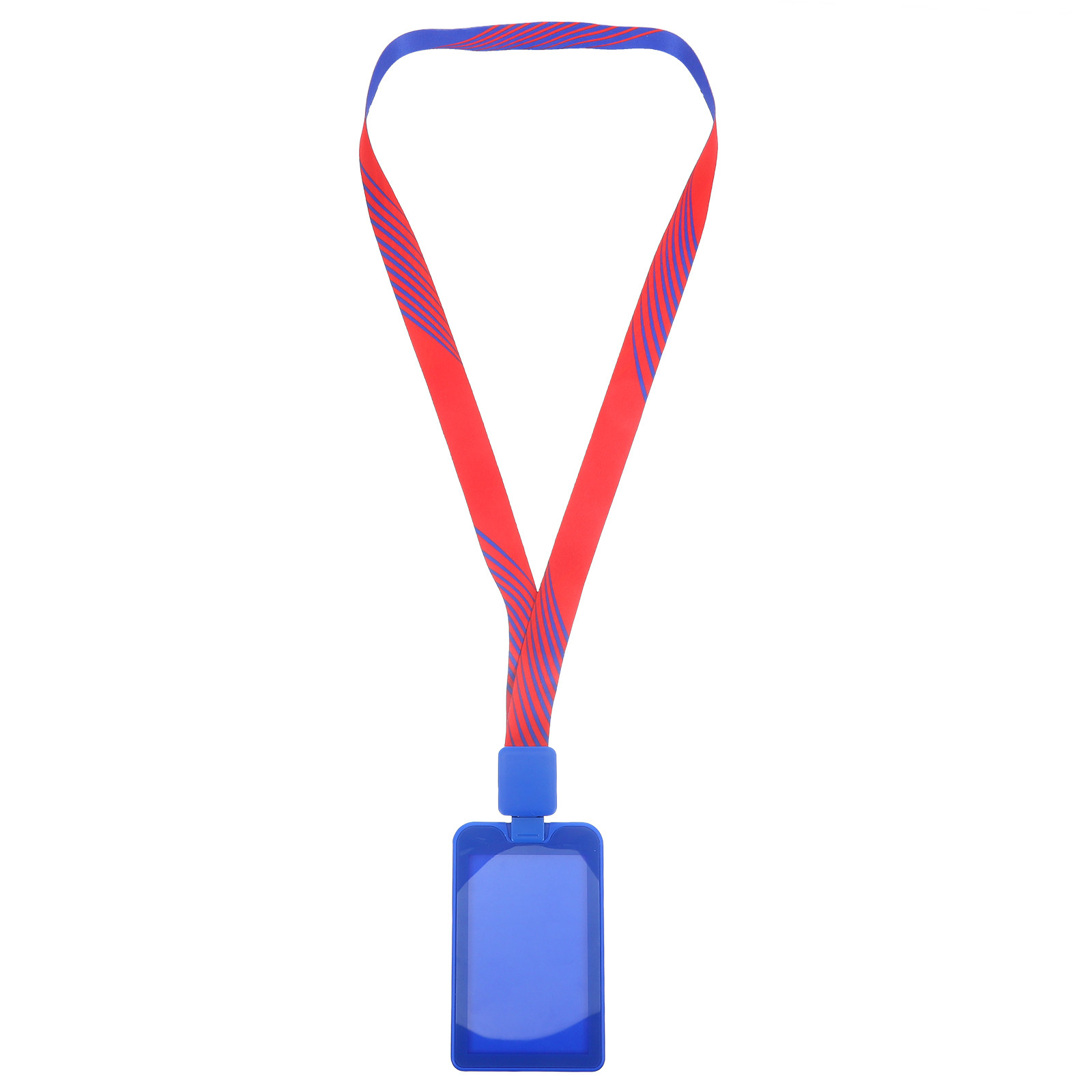 Lanyard Badge Holder - ชุดซองใส่บัตรแบบใส 1 ชุด พร้อมสายคล้องคอ ป้องกันบัตรประจำตัวสำหรับใช้งานในสำนักงาน