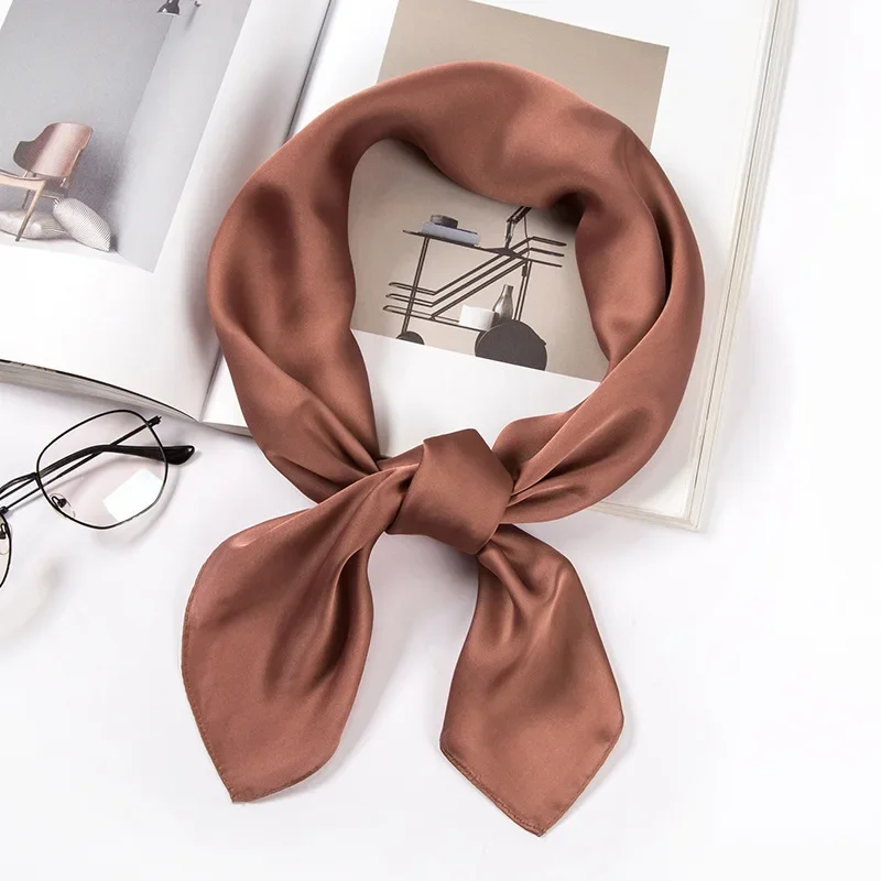 ผ้าพันคอซาตินสำหรับผู้หญิง ขนา - Scarf Silk Square บทวิจารณ์และราคา
