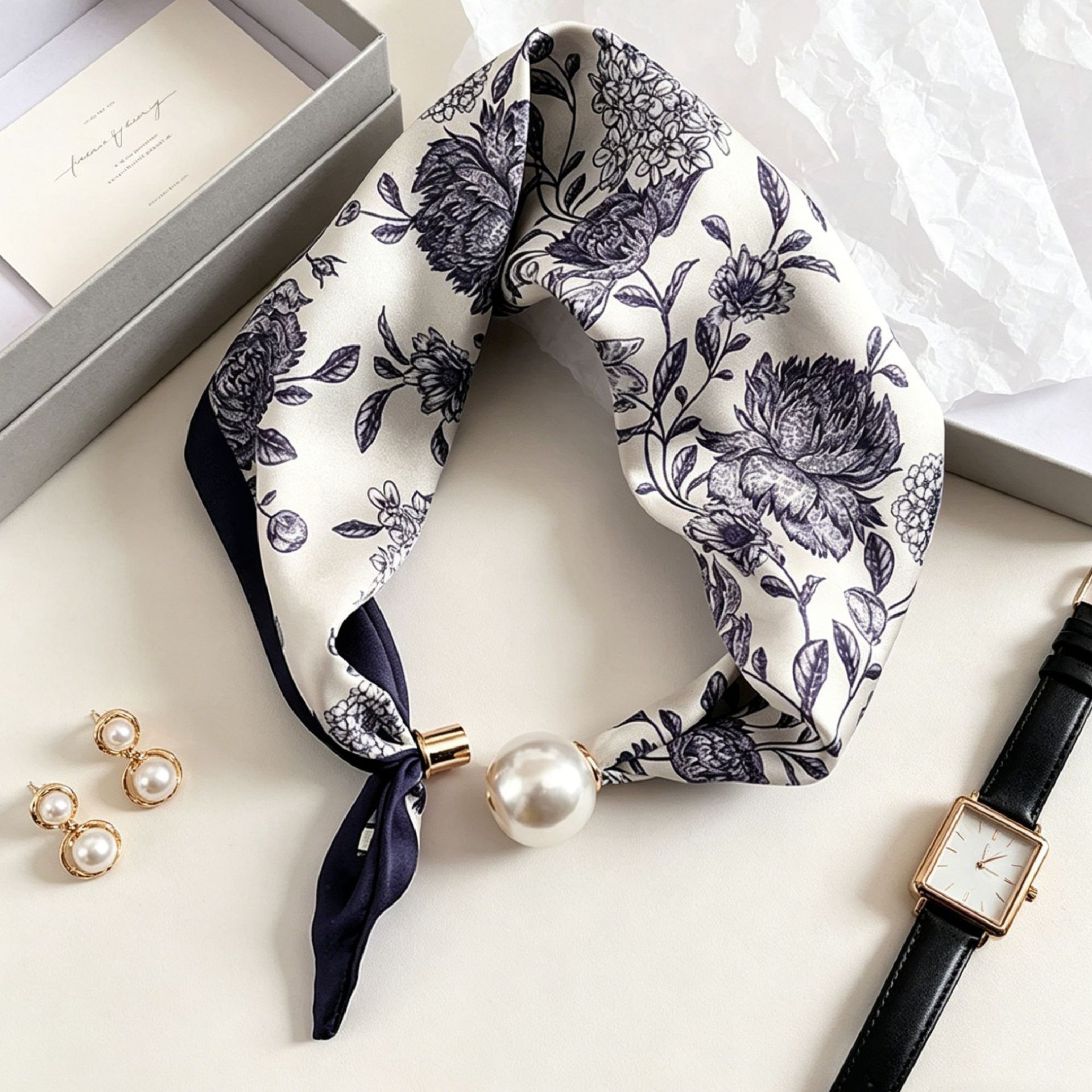 ผ้าพันคอแม่เหล็กหรูหราลายมุกสำ - Face Scarf Mask บทวิจารณ์และราคา
