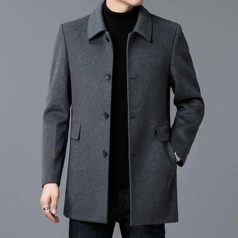 เสื้อโค้ทผสมขนสัตว์ สีขาว สำหร - Muffler Men Wool บทวิจารณ์และราคา