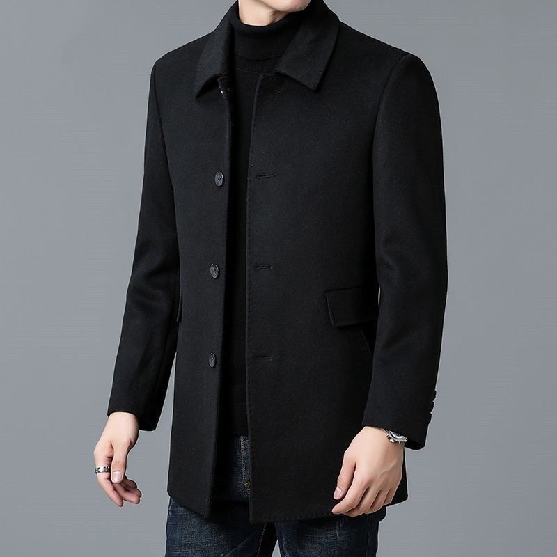 เสื้อโค้ทผสมขนสัตว์ สีขาว สำหร - Muffler Men Wool บทวิจารณ์และราคา