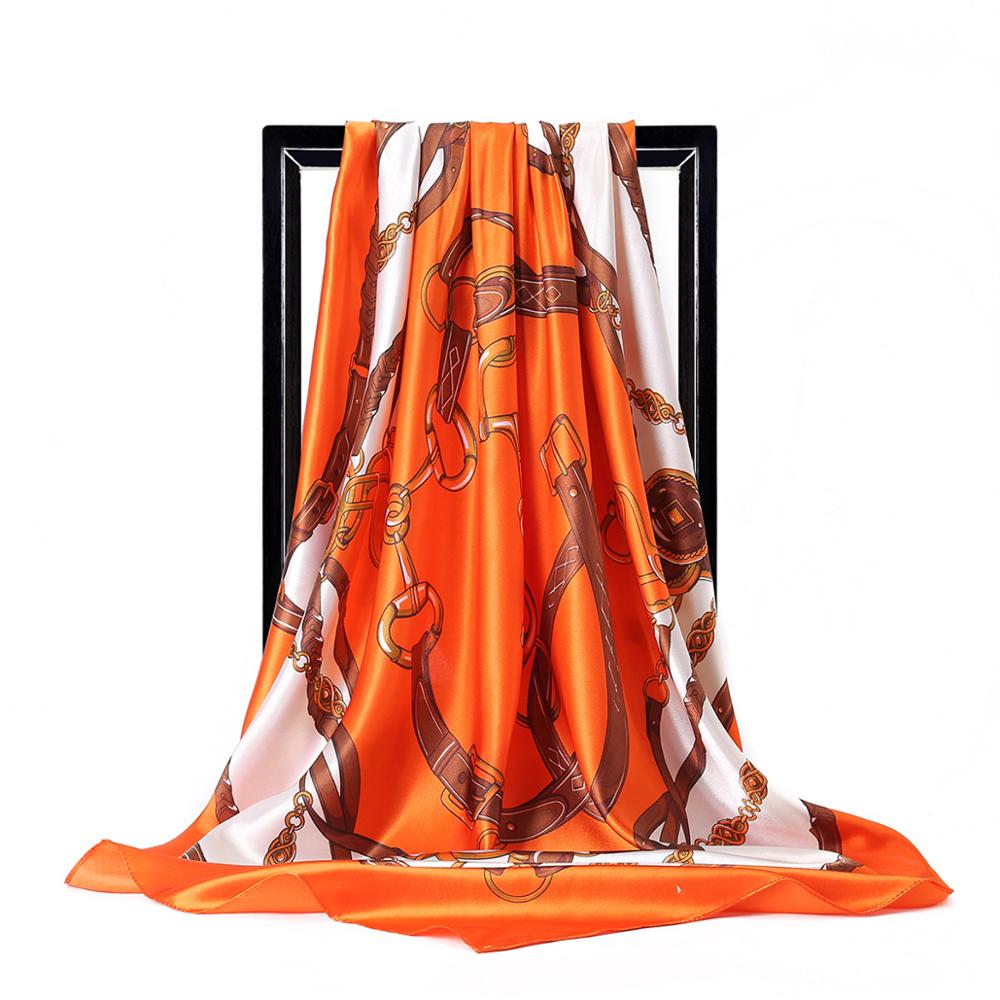 90*90 ซม.ผู้หญิงผ้าพันคอผ้าพัน - Face Scarf Mask บทวิจารณ์และราคา