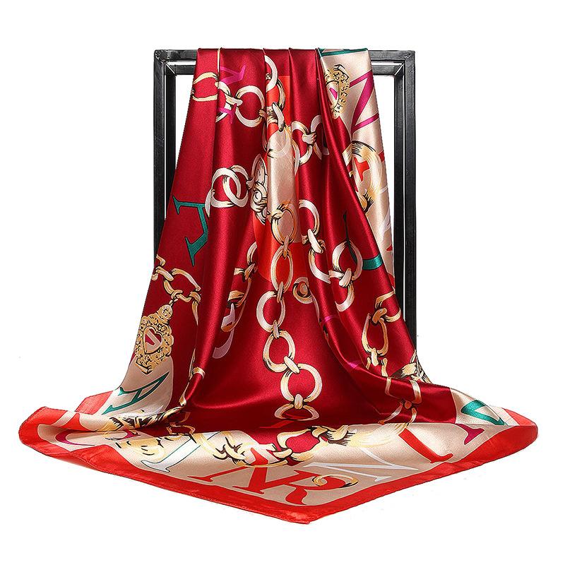 90*90 ซม.ผู้หญิงผ้าพันคอผ้าพัน - Face Scarf Mask บทวิจารณ์และราคา