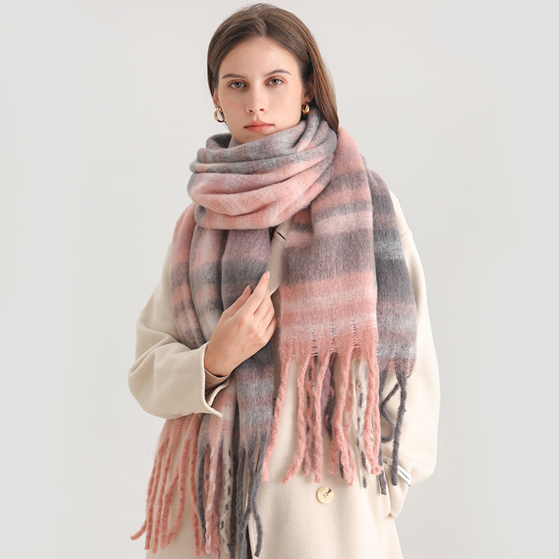 เกาหลีฤดูหนาวเลียนแบบผ้าพันคอแ - Muffler Men Wool บทวิจารณ์และราคา