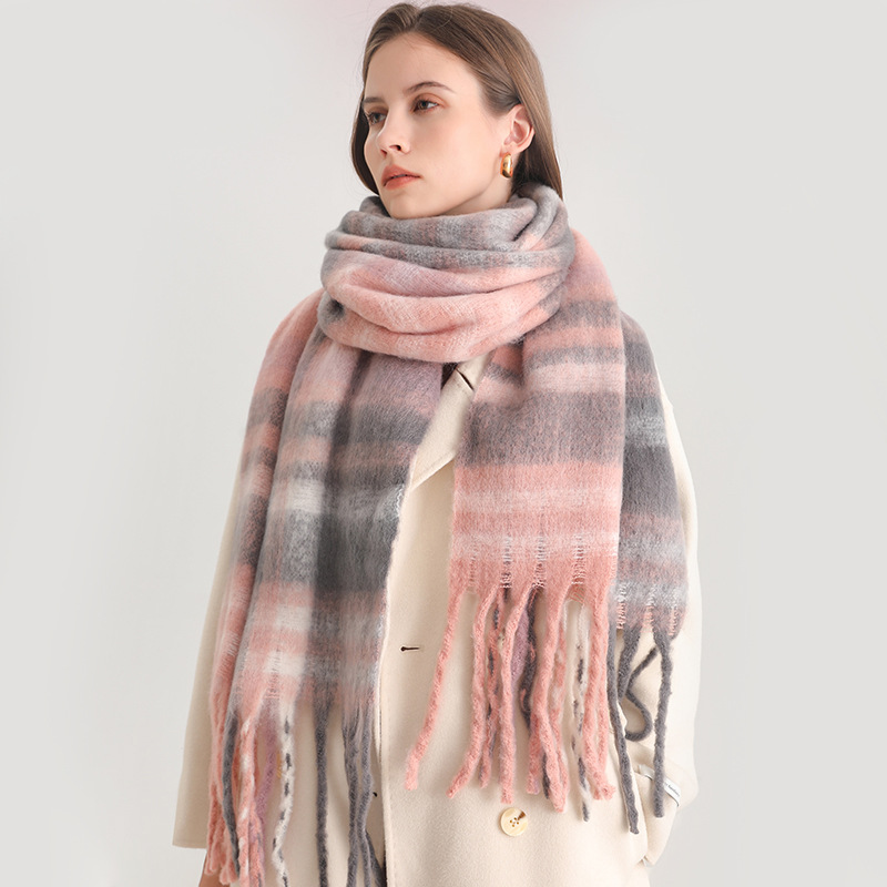 เกาหลีฤดูหนาวเลียนแบบผ้าพันคอแ - Muffler Men Wool บทวิจารณ์และราคา