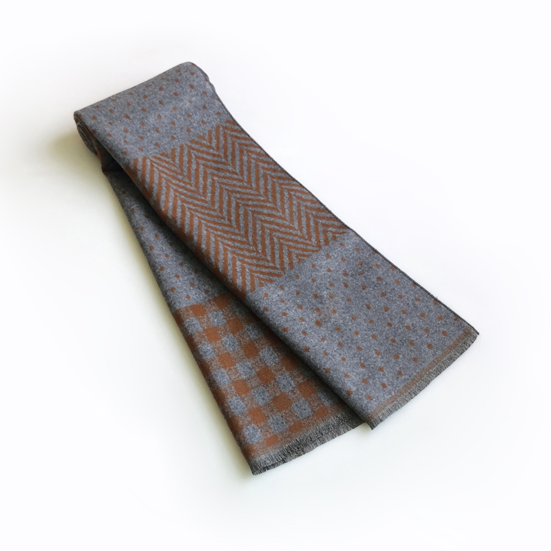 ผ้าพันคอแฟชั่นสำหรับผู้ชายดีไซ - Muffler Men Wool บทวิจารณ์และราคา