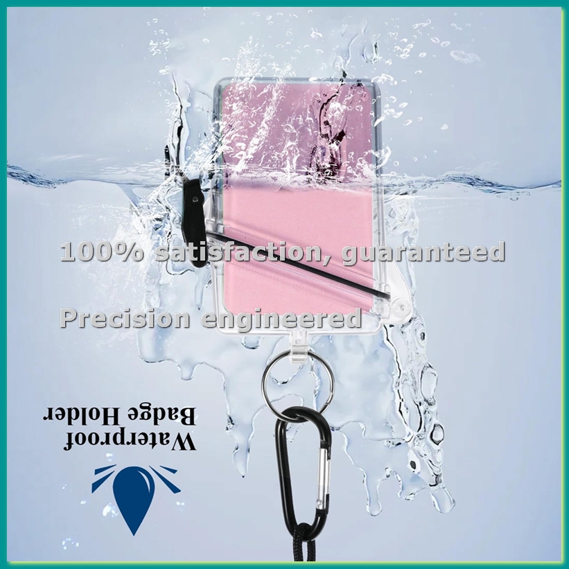 กล่องใส่บัตรกันน้ำ 5 ชิ้น แบบใ - Lanyard Badge Holder บทวิจารณ์และราคา