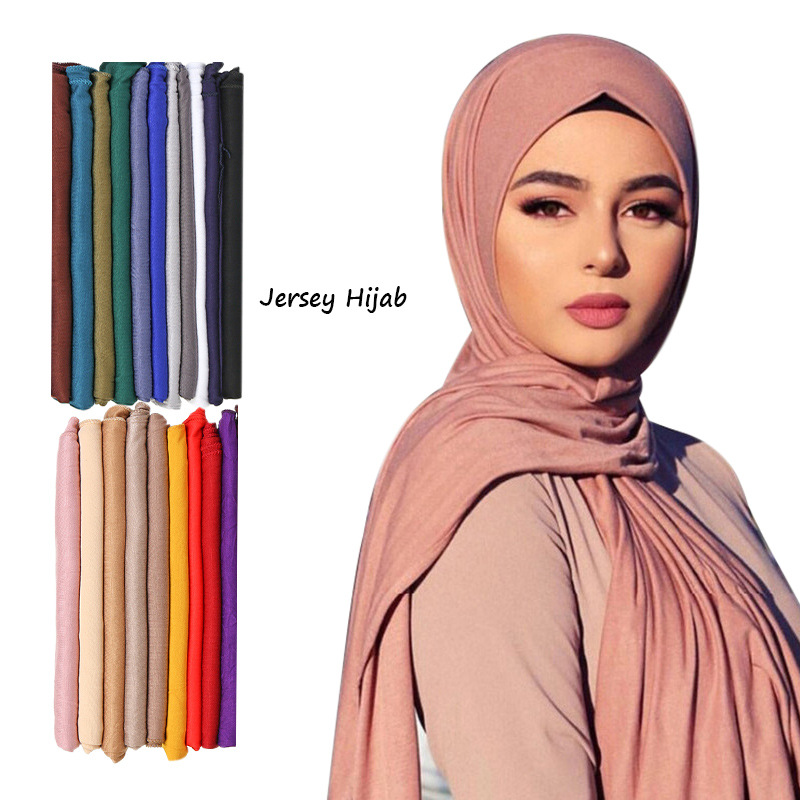 แฟชั่นModal Hijabผ้าพันคอยาวมุ - Bandana Cotton บทวิจารณ์และราคา