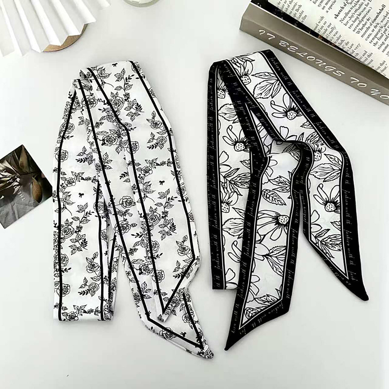 ผ้าพันคอไหมแฟชั่นหรูหราสำหรับผ - Ascot Neck Scarf บทวิจารณ์และราคา