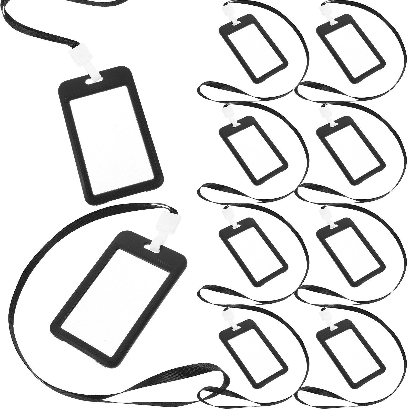 ที่ใส่บัตรพนักงาน 10 ชิ้น สายค - Lanyard Badge Holder บทวิจารณ์และราคา